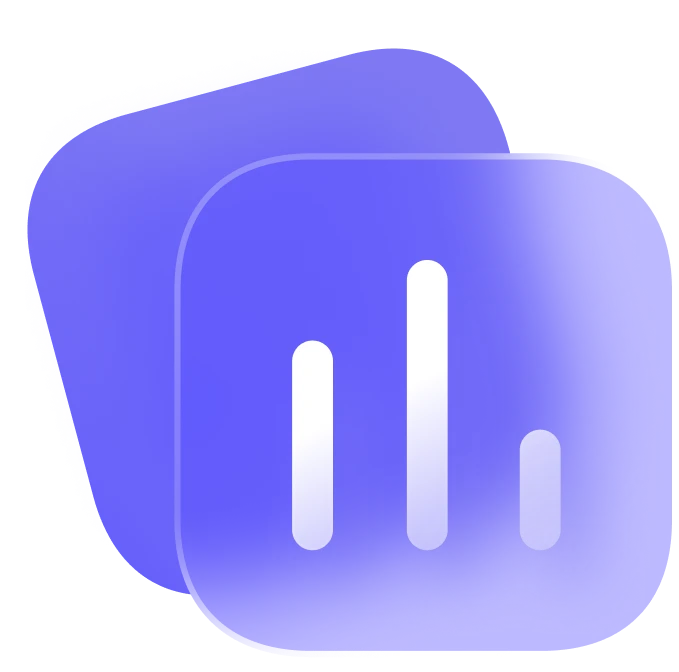 insights/graph or grow glass icon