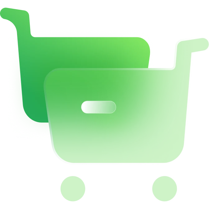 subscribe or cart glass icon