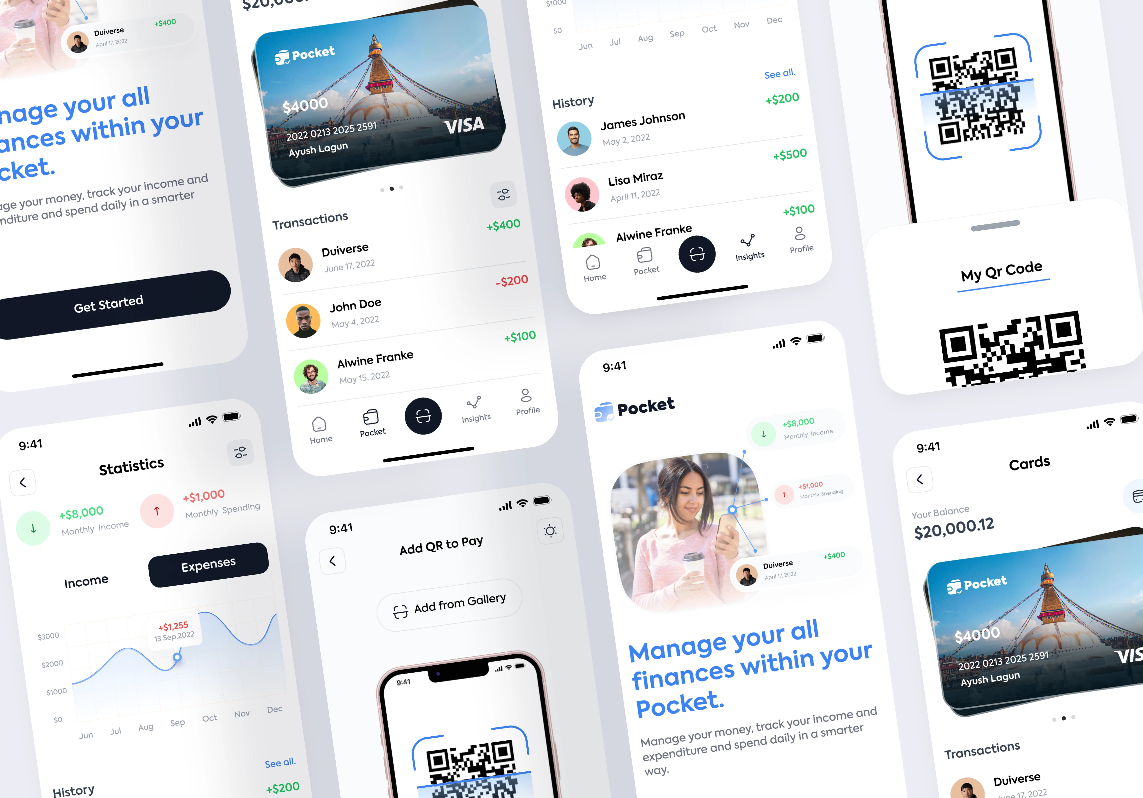budgeting app design by duiverse